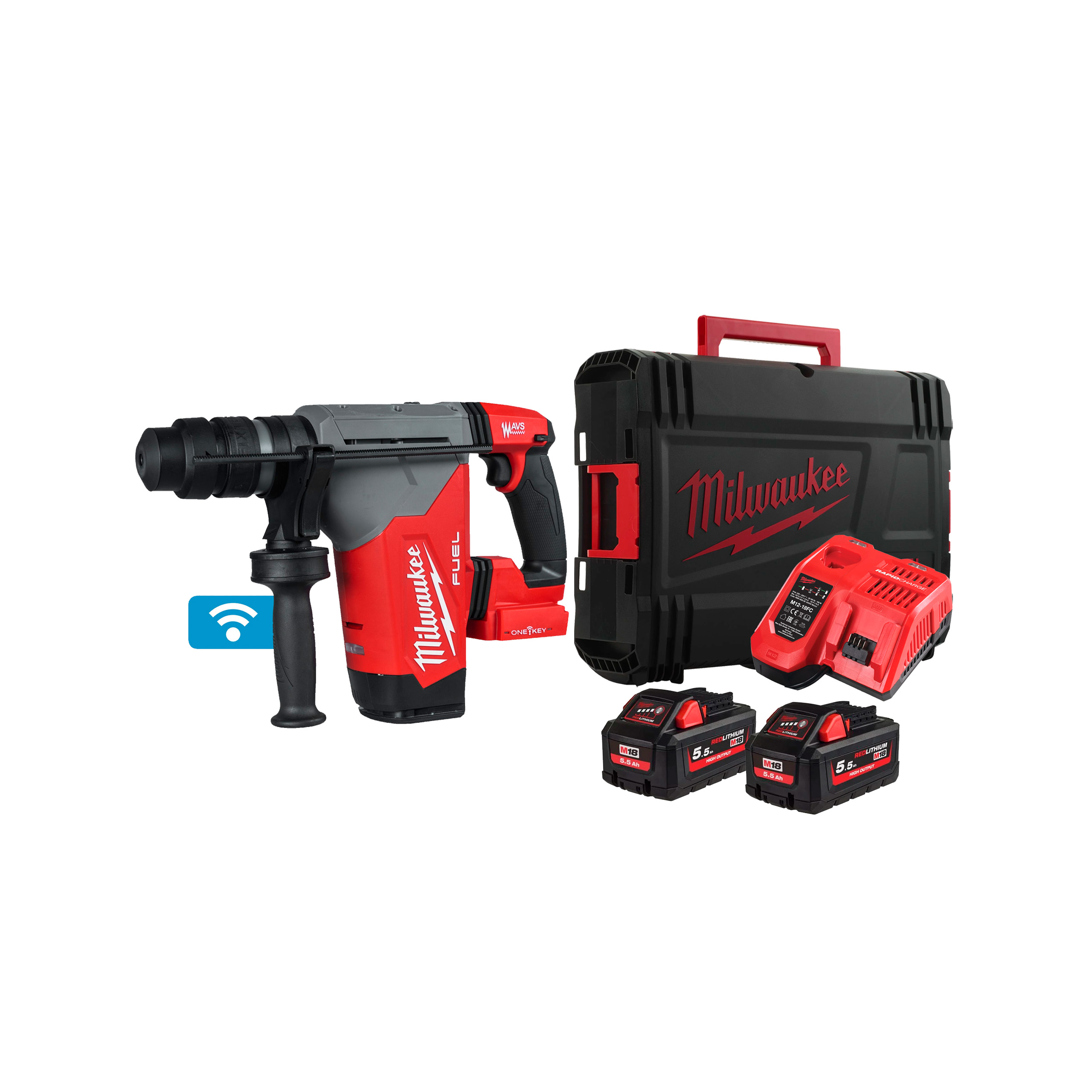 Milwaukee M18 ONEFH - Martelo combinado SDS-Plus M18 FUEL ONE-KEY