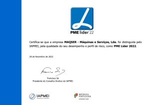 Maqser distinguida PME Lider 2022