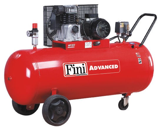 Fini mk 113-270 5,5t – compressor pistão 270 l de correias