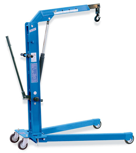Omcn gp10/de (dobrável) – grua 1000 kg efeito duplo