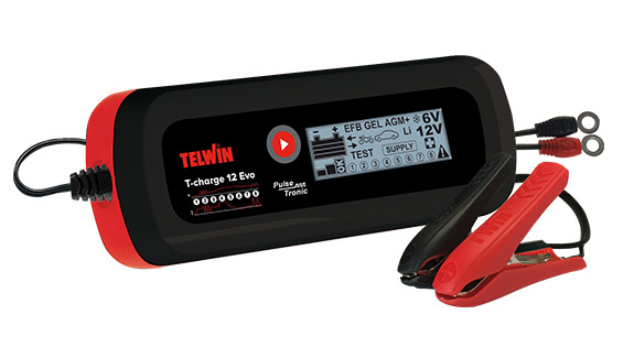 Telwin t-charge 12 evo – carregador baterias 6/12v