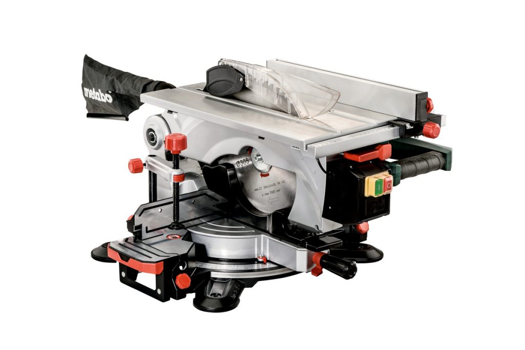 Metabo kgt 305 m – serra esquadria/circular c/ mesa superior 2800 w