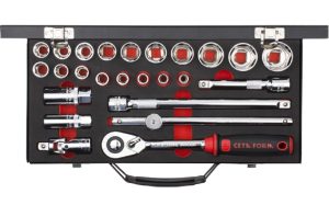Ceta form c20-25ph2 – jogo chave caixa 1/2″ – 18 peças