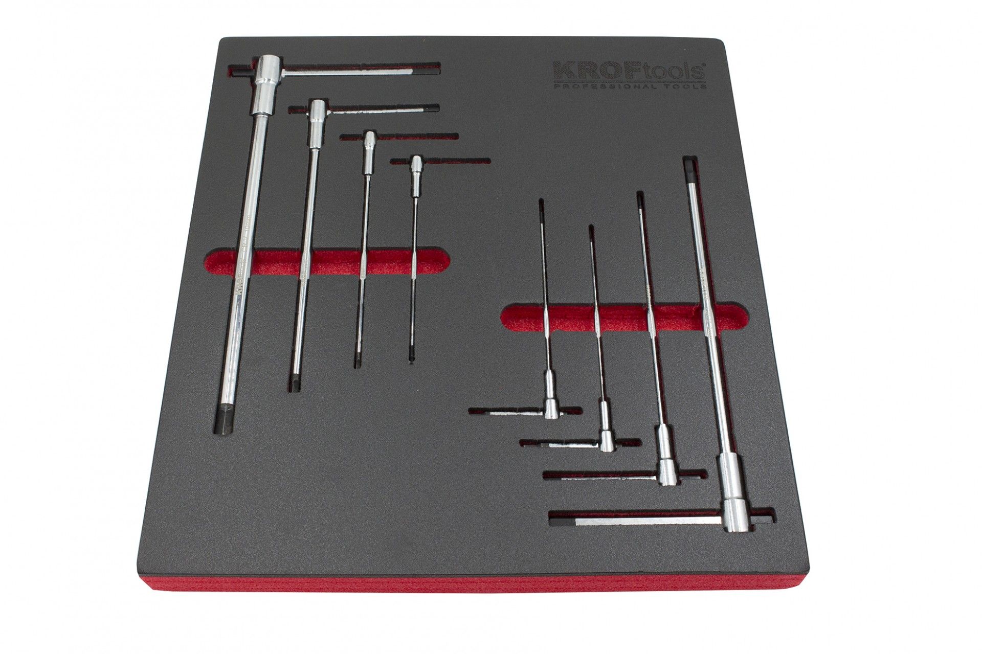 Kroftools 234700 – kit 8 chaves hexagonal em t – 2-10mm
