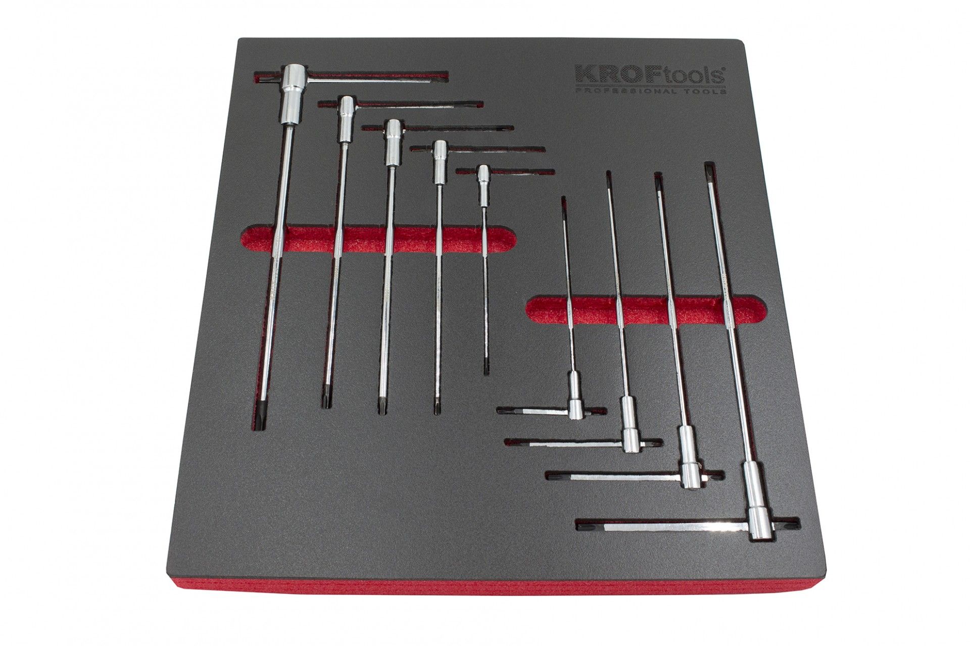 Kroftools 234800 – chaves allen torx cabo – t10-50 – 9 peças