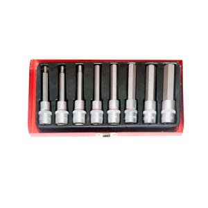 Kroftools 6100 – jogo 8 chaves 1/2″ c/ bit hex. longas 4-17m