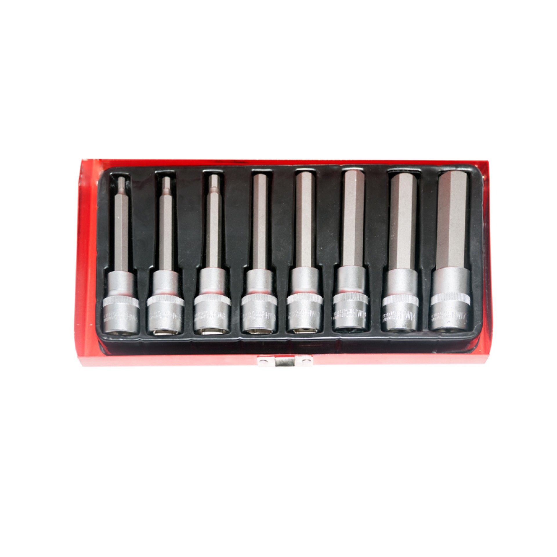 Kroftools 6100 – jogo 8 chaves 1/2″ c/ bit hex. longas 4-17m