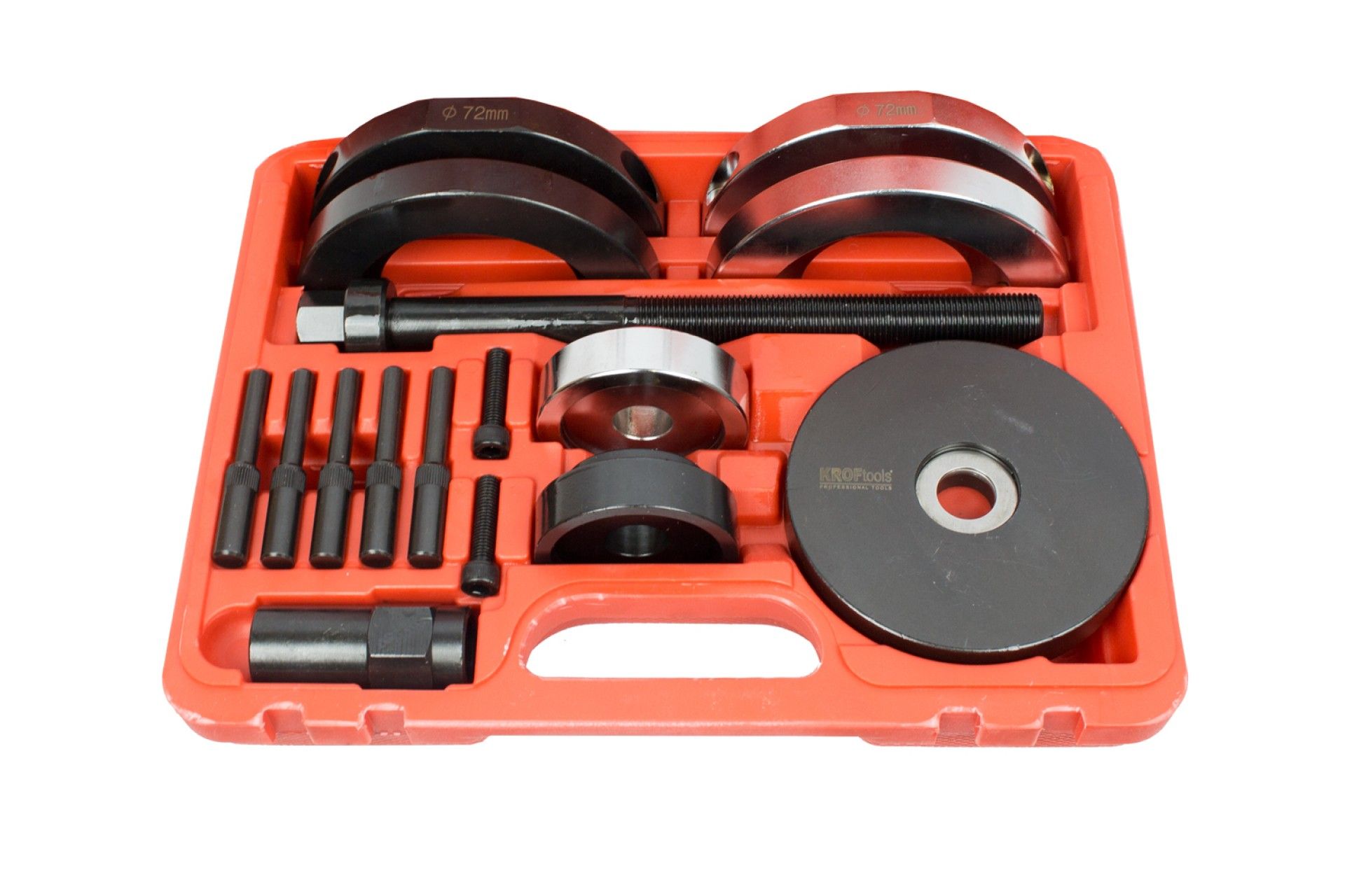 Kroftools 6372 – jogo sacar rolamentos – 72mm – 16 peças