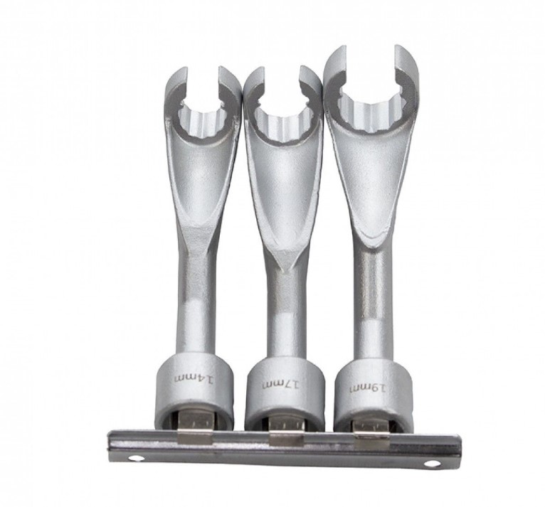 Kroftools 6825 – jogo chaves abertas injetores – 14-17-19mm