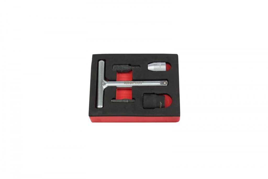 Kroftools 7010 – kit mont. e desmnt. bujões óleo plást. 1/4 – 3/8 5pc