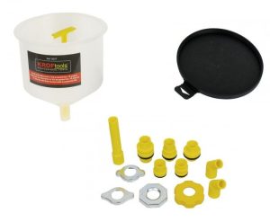 Kroftools 8037 – funil anti-derrame c/ kit acessórios 15pcs