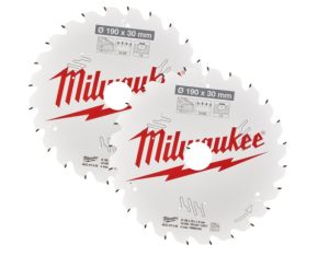 Milwaukee – discos serra circular – 190mm – 24/24d – 479804