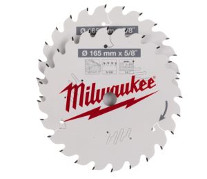 Milwaukee – discos serra circular – 165mm – 24/24d – 479836