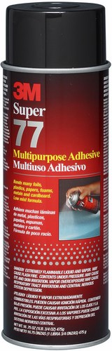 3m super 77 - adesivo multifunções em spray 500 ml
