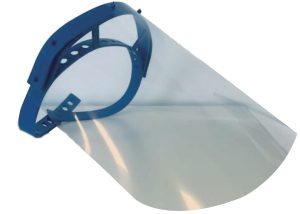 Viseira cabeça – profissional hospitalar