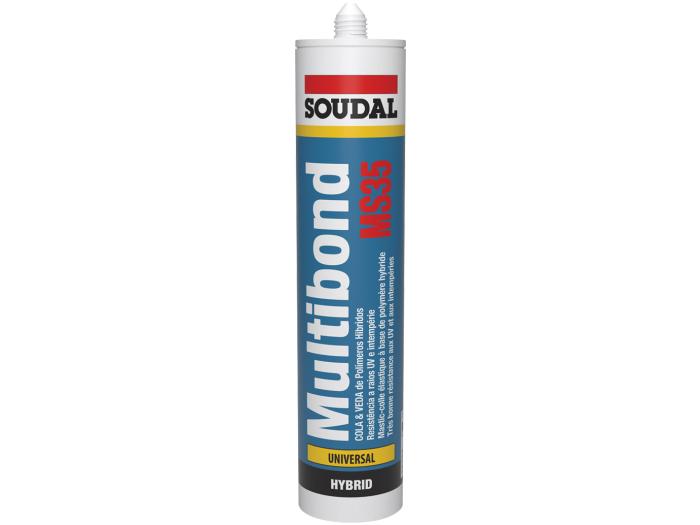 Soudal multibond ms35 – cola e veda – cristal – 290ml