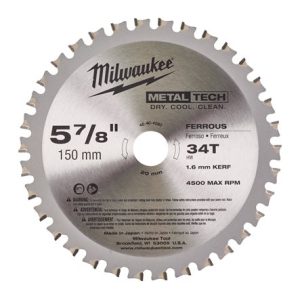 Milwaukee 48404080 – disco corte d.150×20 z34
