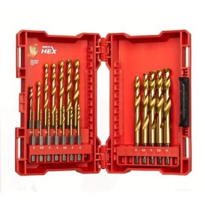 Milwaukee estojo packout 19 brocas hss-g tin – 4932493866