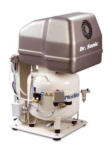 Fini dr. Sonic 320-50v-es-3m - compressor medicair - isento de óleo - 8 bar