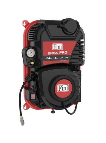 Fini genius pro - compressor enrolador - 9mts - isento de óleo - 8 bar