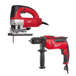 Milwaukee jspe 135 tx serra de recortes + pd 705 berbequim