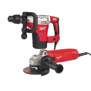 Milwaukee k 500 s martelo demol. + ag10-125ek rebarbadora