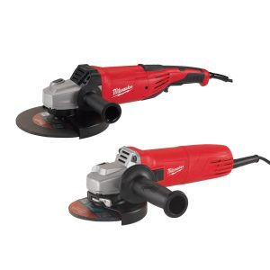 Milwaukee ag22-230dms rebarbadora + ag10-125ek rebarb.