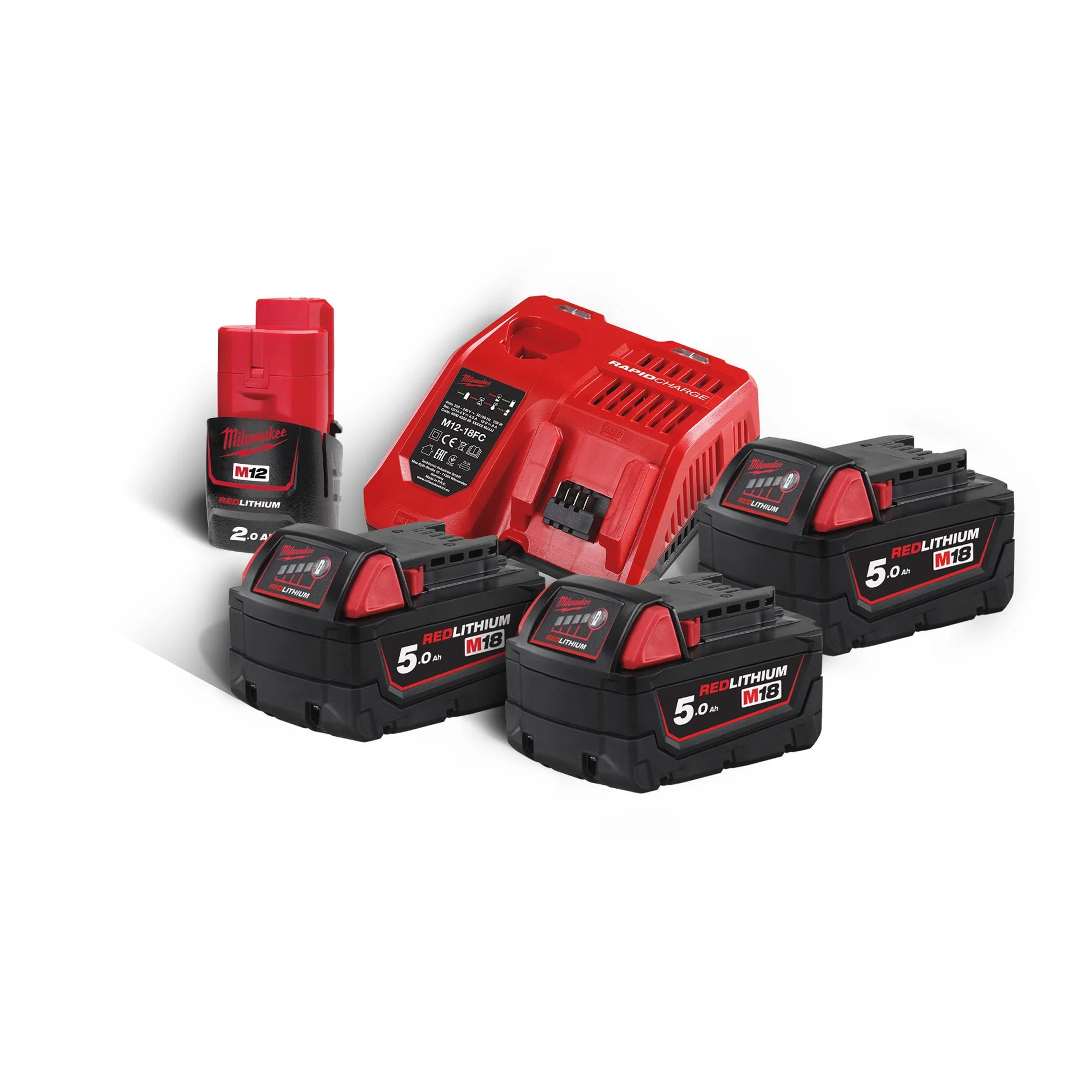 Milwaukee m18 nrg-503 – kit de bat + carreg. – 4933451423