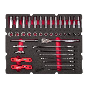 Milwaukee – espuma packout chaves e roquete 3/8 – 4932493640