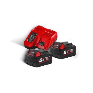Milwaukee m18 nrg-502c – baterias + carregador – 18v – 4933471980
