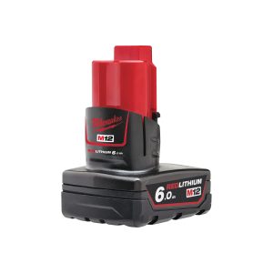 Milwaukee m12 b6 – bateria m12™ 6.0ah – 4932451395