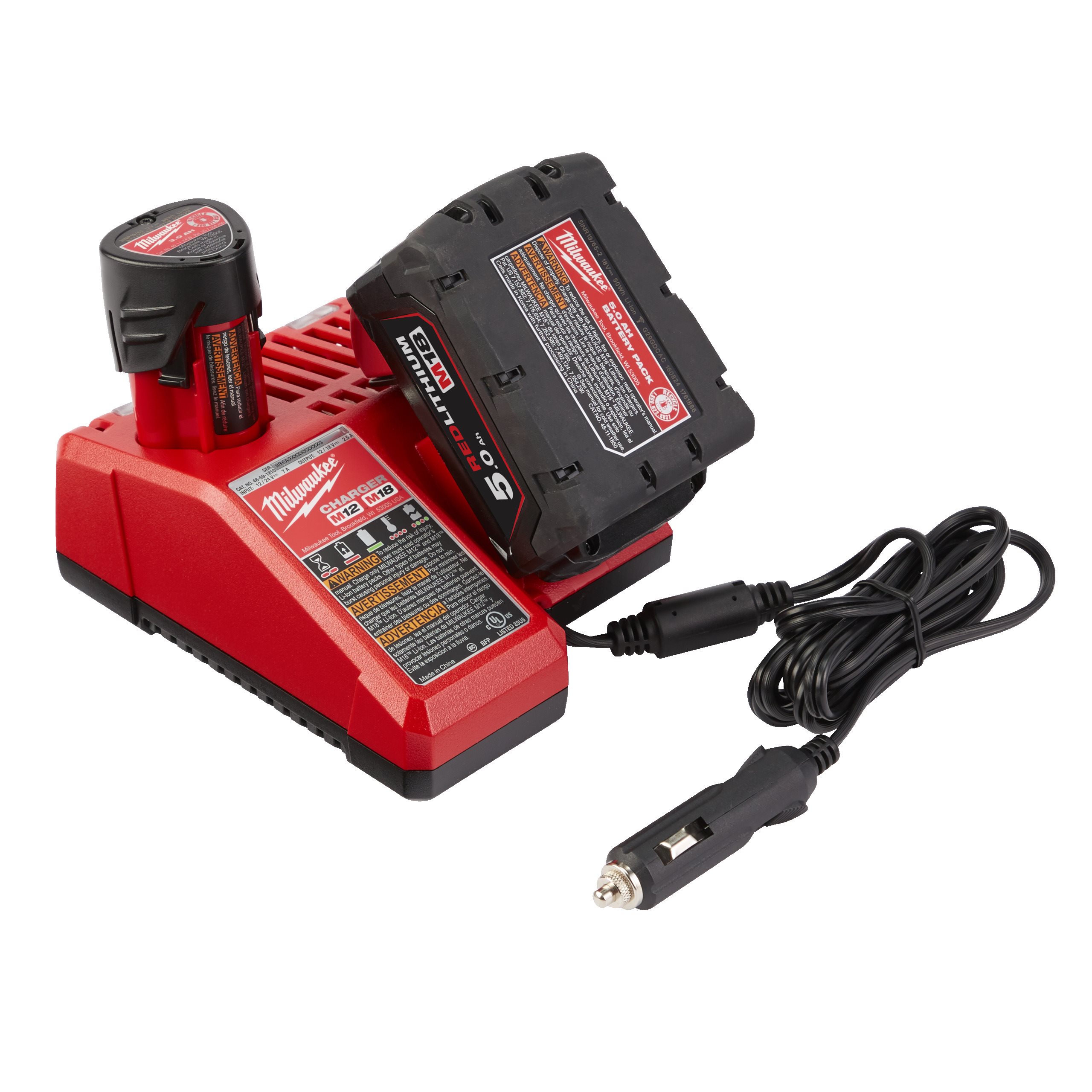 Milwaukee M12-18 AC - Carregador multi-voltagem M12/M18 - 4932459205