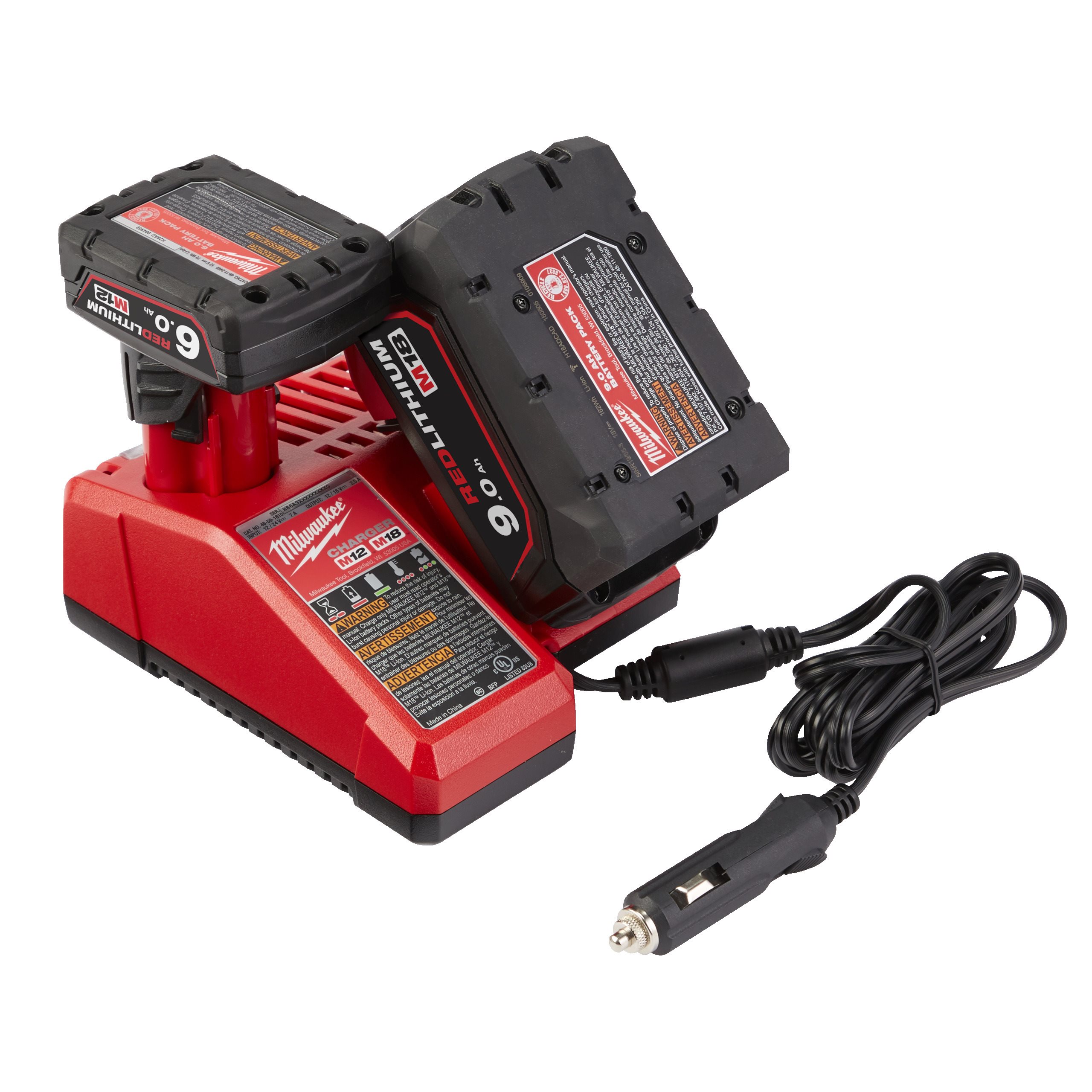 Milwaukee M12-18 AC - Carregador multi-voltagem M12/M18 - 4932459205
