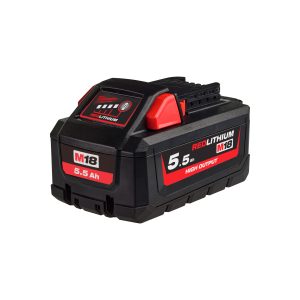 Milwaukee m18 hb5.5 – bateria lítio m18™ high output™ – 5.5ah – 4932464712