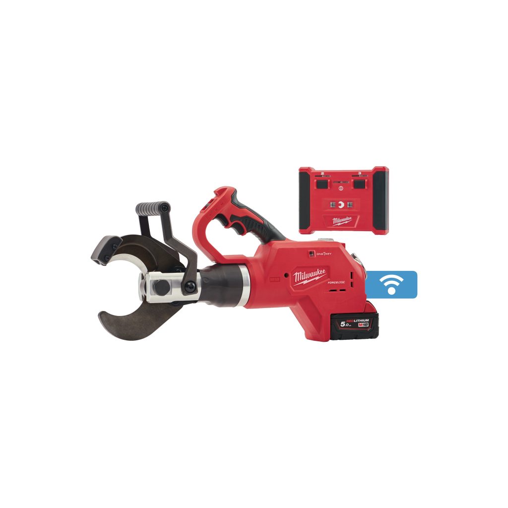 Milwaukee m18 hcc75r-502c – cortadora hidráulica cabos 18v – 4933459271