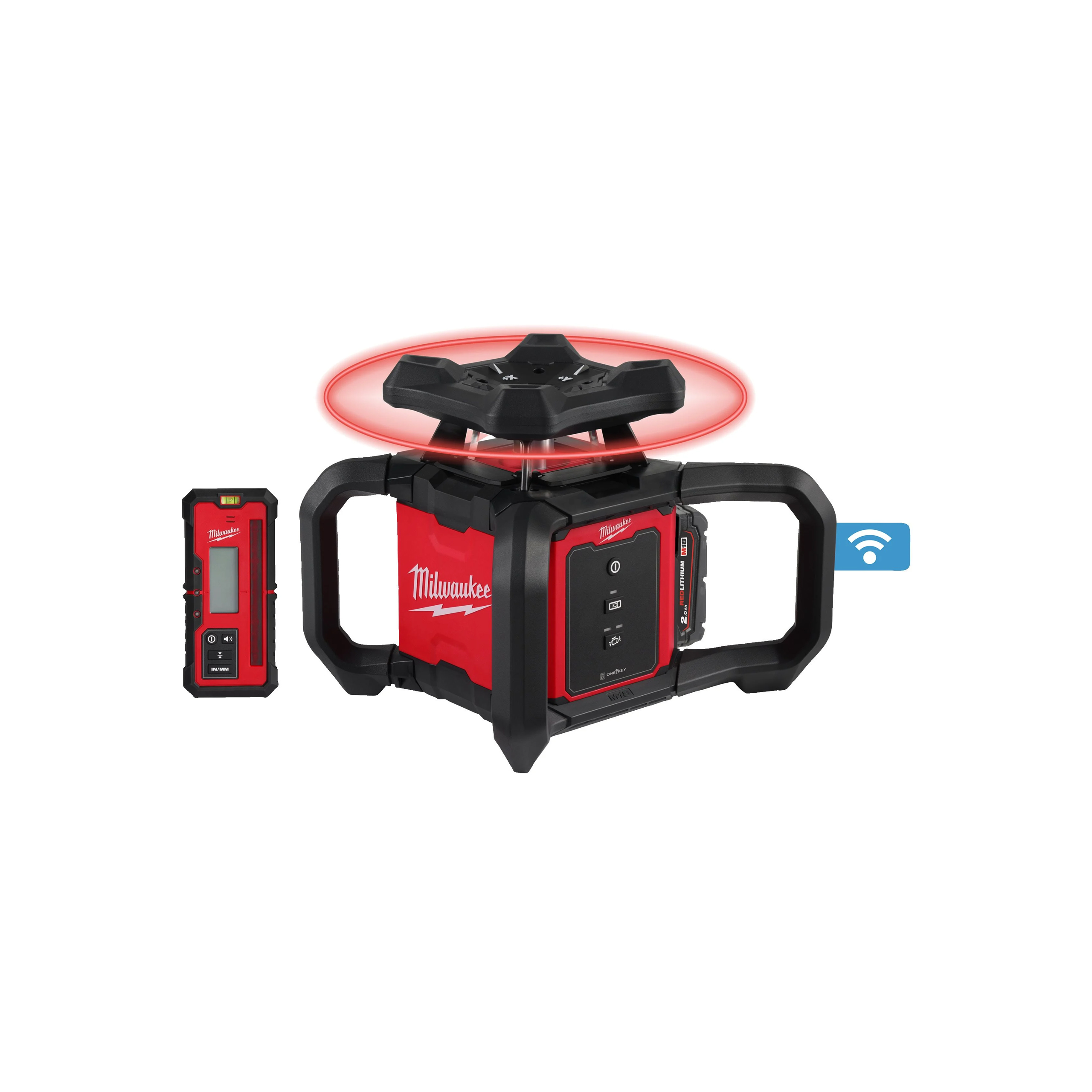 Milwaukee m18 rloh600-201c – nív. laser rot. 600m – 493191