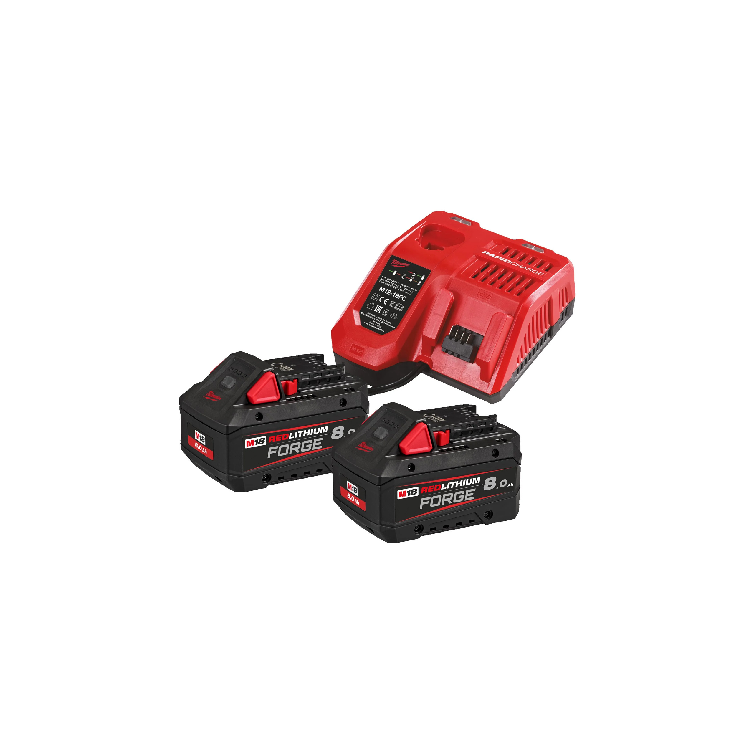Milwaukee m18forgenrg-802 – kit bat. forge 8.0ah- 4933498612