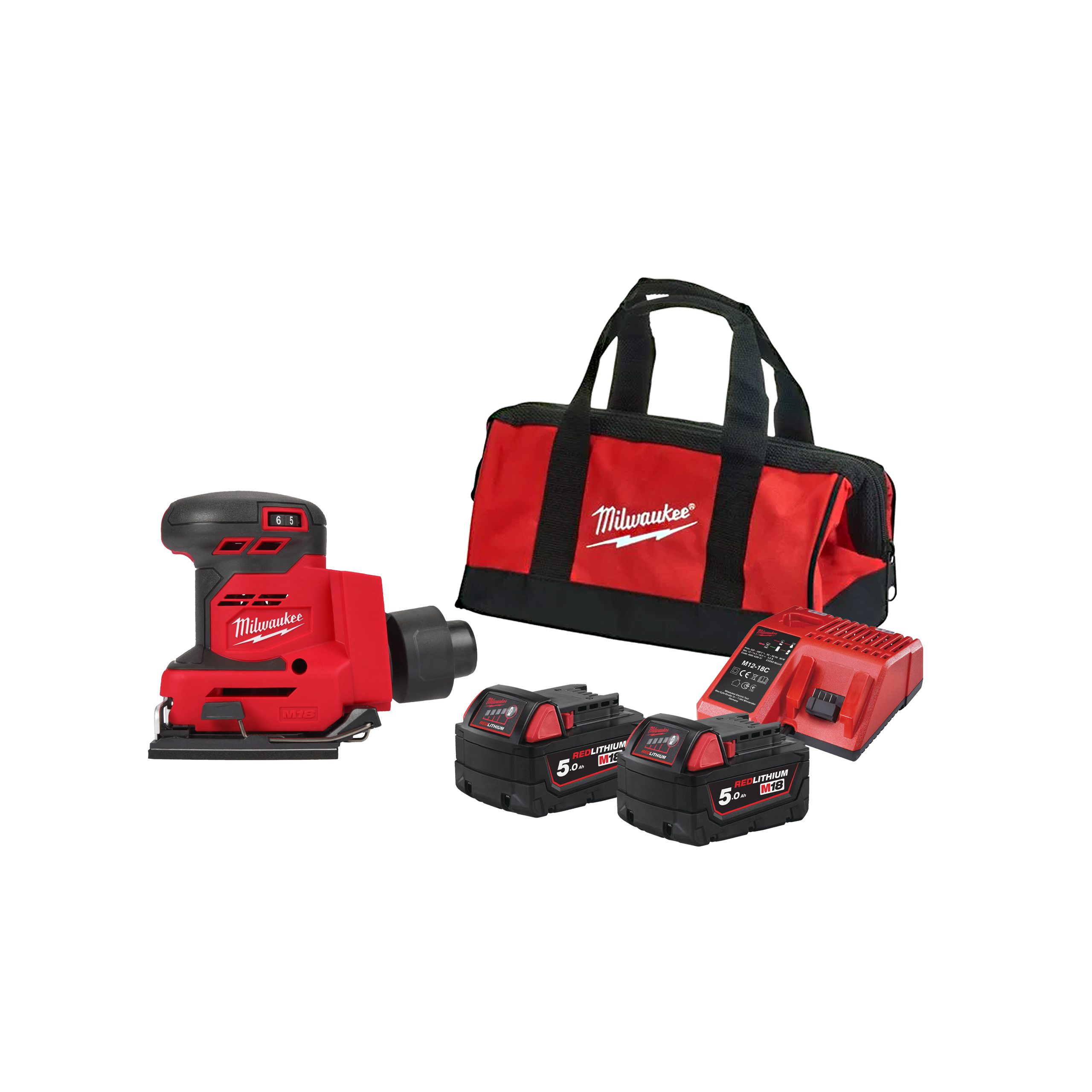 Milwaukee M18 BQSS - Lixadora orbital M18