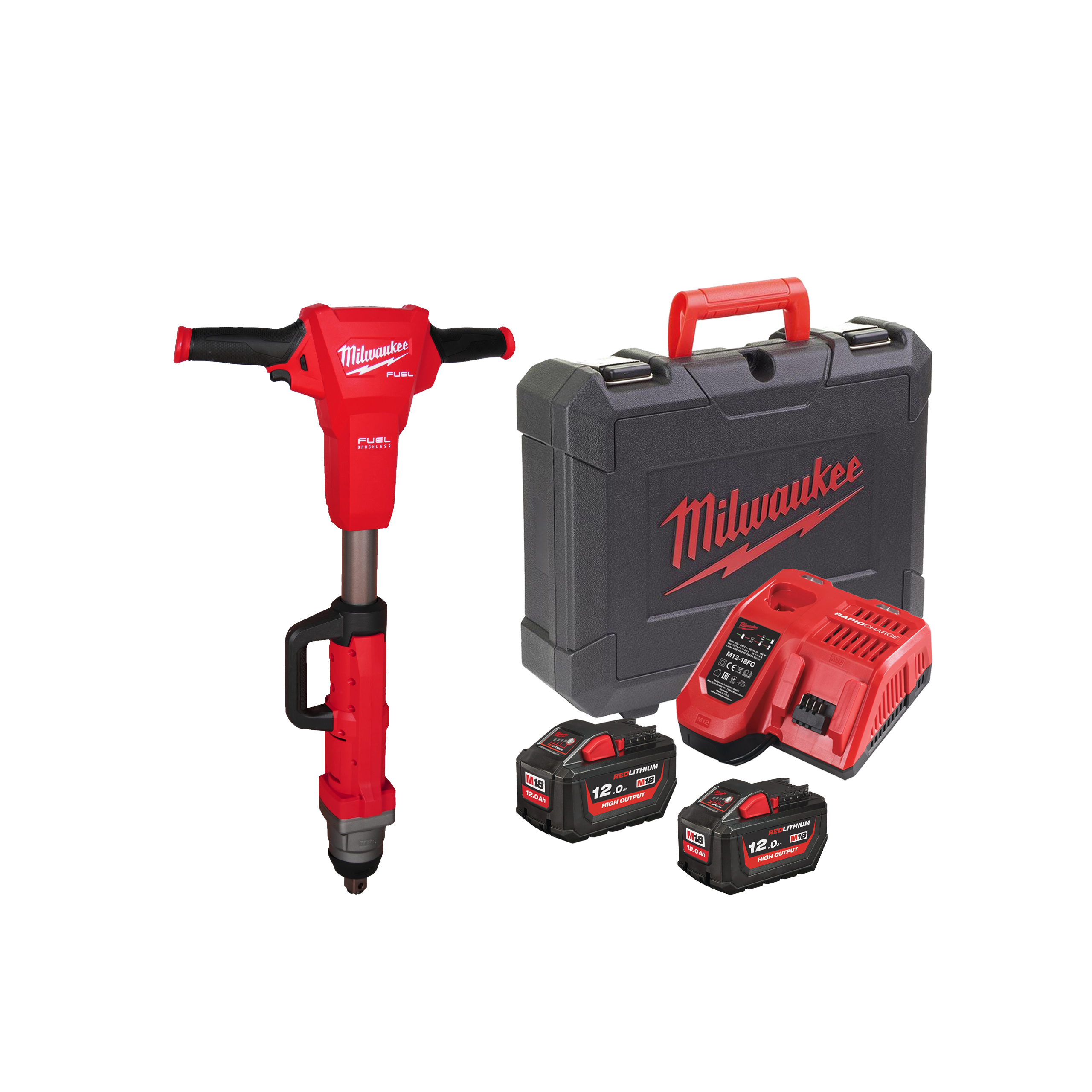 Milwaukee M18 FHIWF1R - Chave de impacto para linhas ferroviárias M18 FUEL 1″ com anel