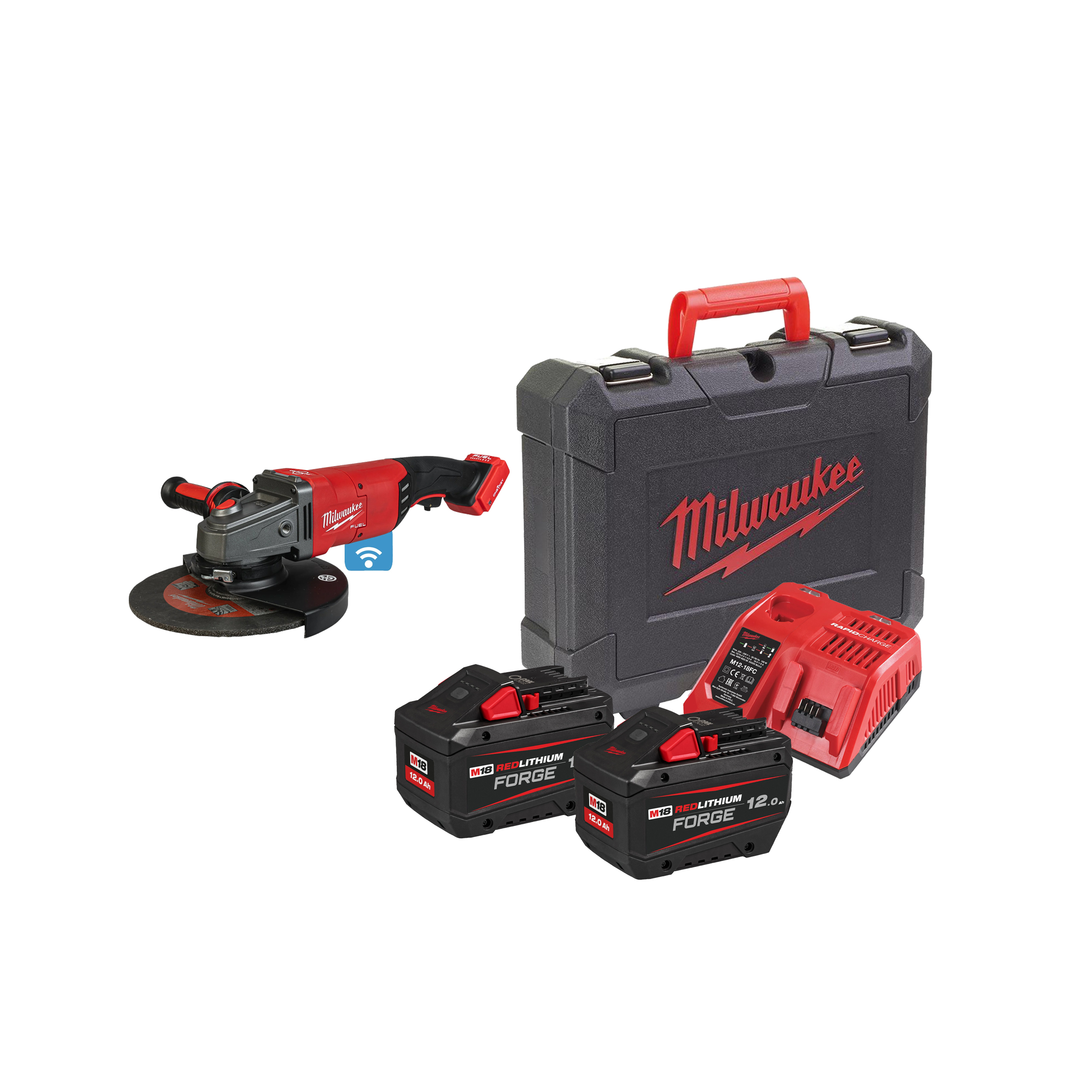 Milwaukee M18 FLAG230XPDB - Rebarbadora M18 FUEL 230 mm com interruptor de alavanca