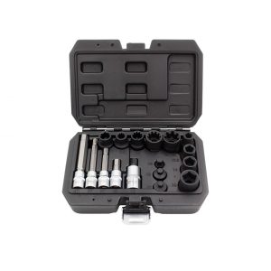 Kroftools 5917 – kit chaves caixa e bits p/ travões 17 pcs