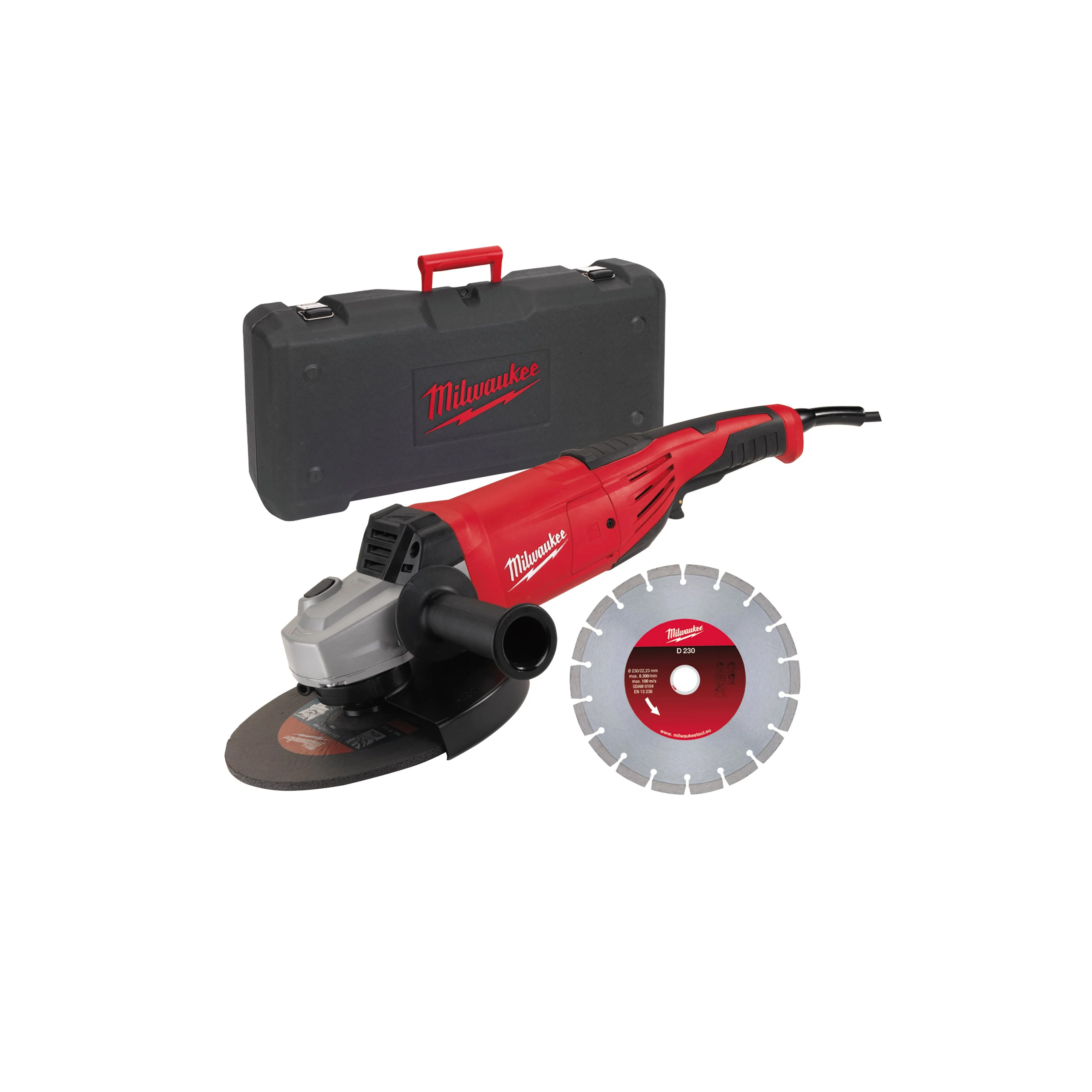 Milwaukee ag 22-230 – rebarbadora alta potência 2200w