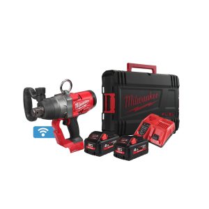 Milwaukee m18 onefhiwf1 –  chave de impacto de alto torque m18 fuel one-key  1″ com anel