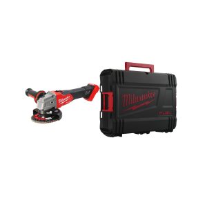Milwaukee m18 fsag125x – rebarbadora de acabamentos m18 fuel 125mm com interruptor de bloqueio