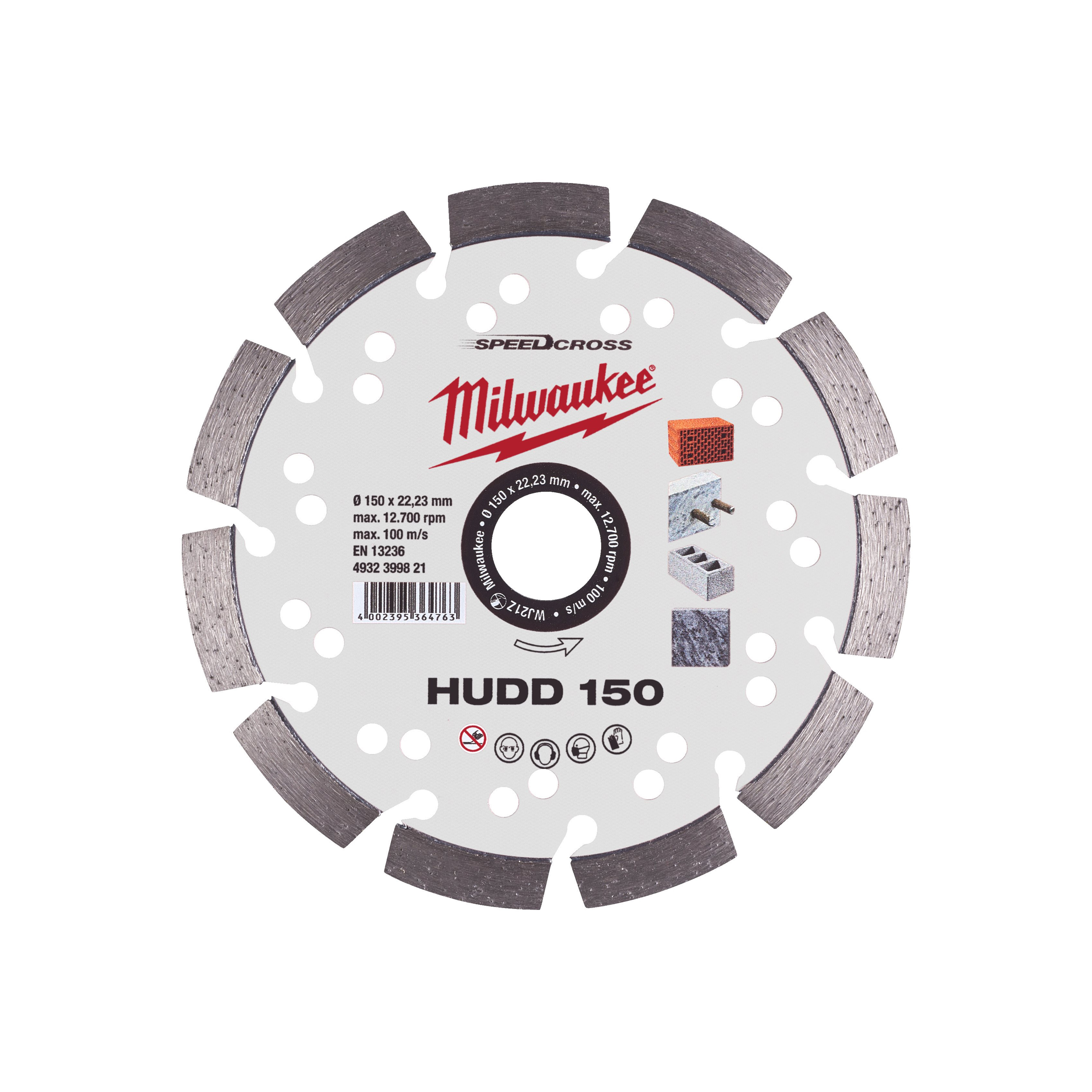 Milwaukee speedcross hudd – discos diamantados