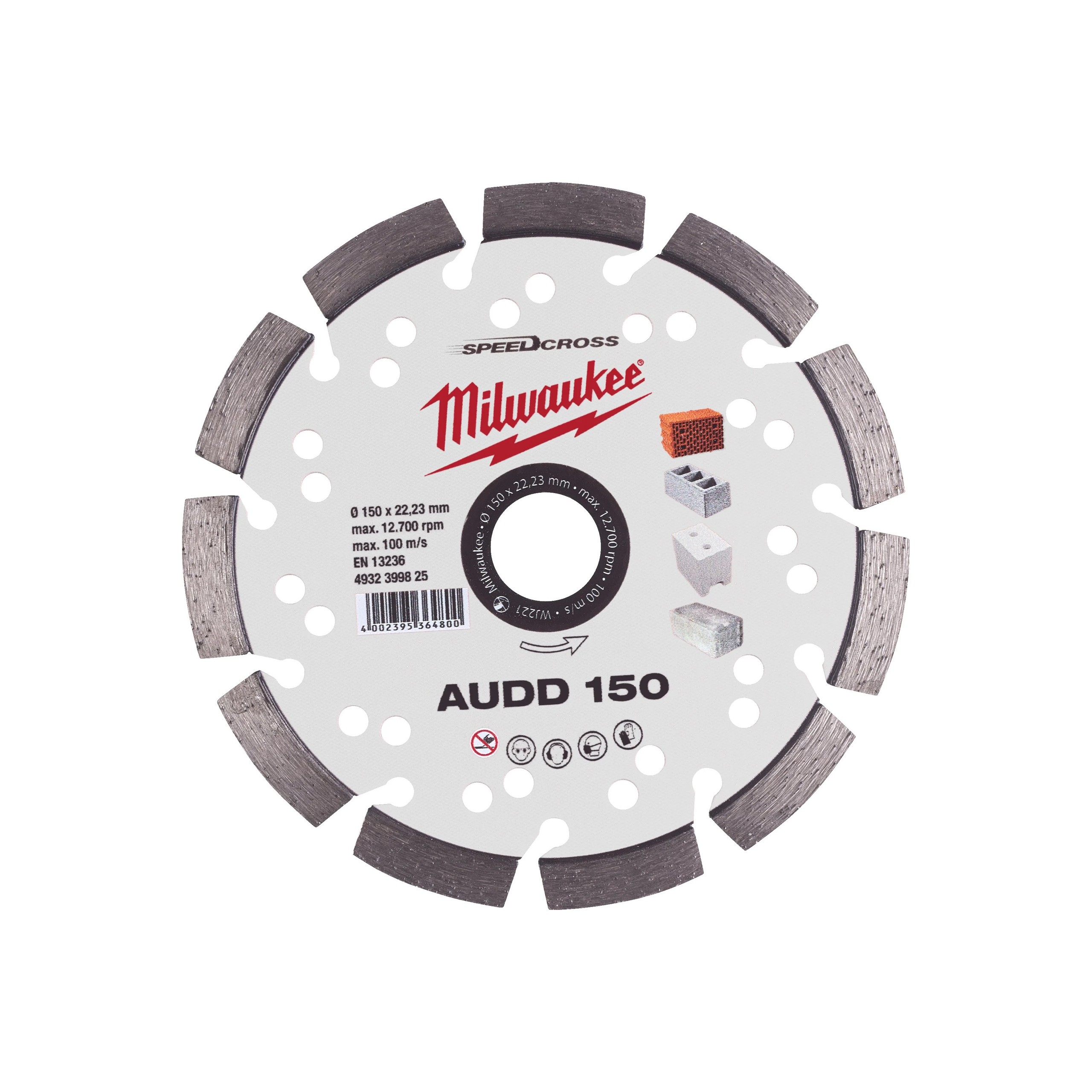 Milwaukee speedcross audd – discos diamantados