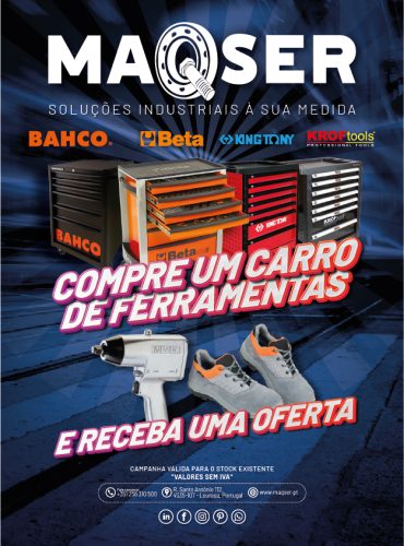 Folheto Promocional - Carro de ferramentas + Oferta Beta