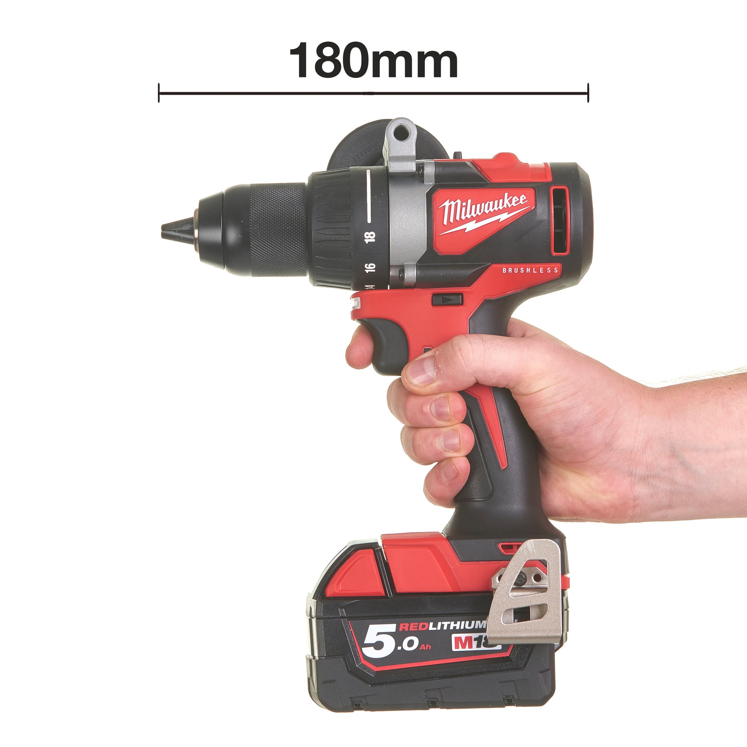 Milwaukee M18 BLDD2 - Berbequim aparafusador sem escovas M18