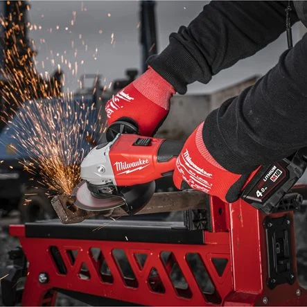 Milwaukee M18 FHSAG125XB2 - Rebarbadora de alto rendimento M18 FUEL 125 mm com travão e interruptor de bloqueio