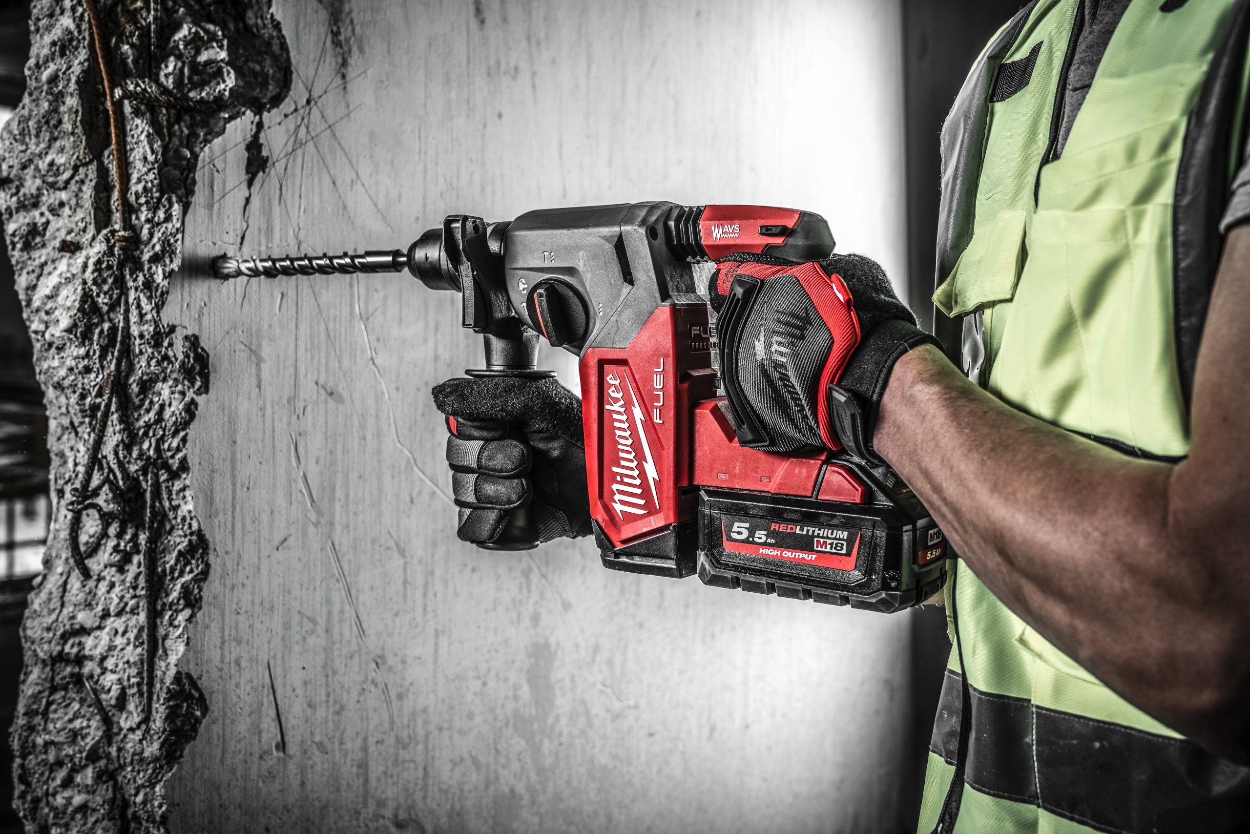 Milwaukee M18 FHX - Martelo combinado SDS-Plus M18 FUEL Fixtec